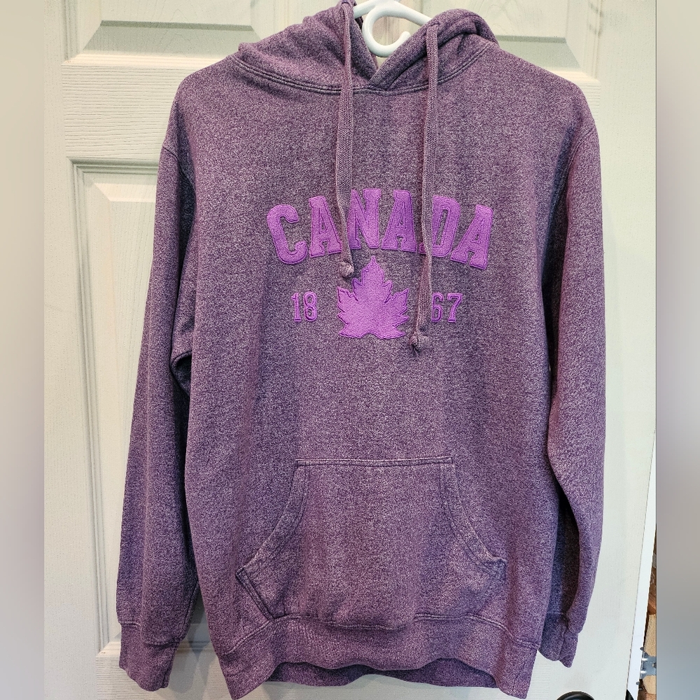 Purple Canada Hoodie Sweater